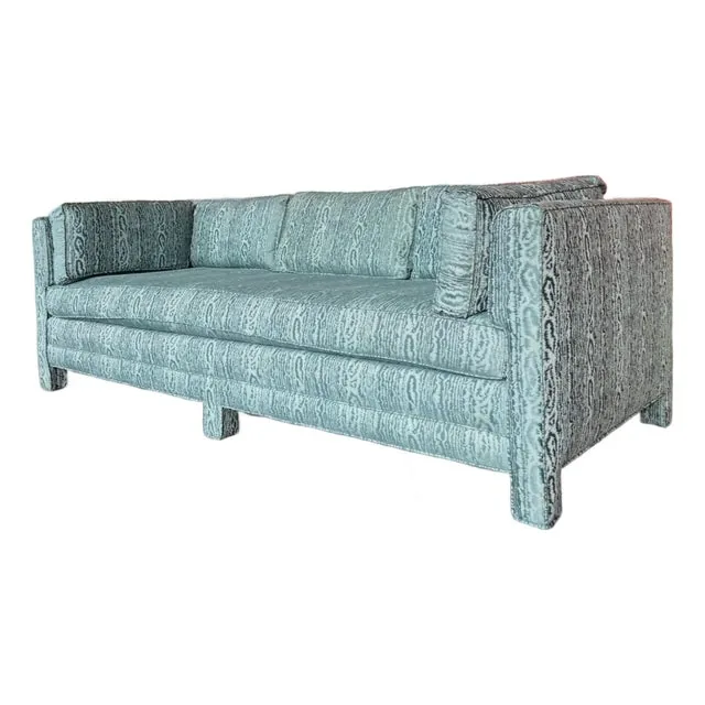 Postmod Parsons Moire Print Sofa