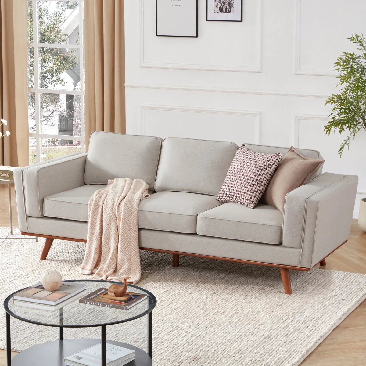 Estes Inayat 84'' Upholstered Sofa (George Oliver)