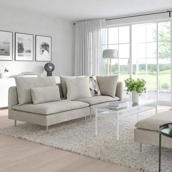 SÖDERHAMN sofa with open end