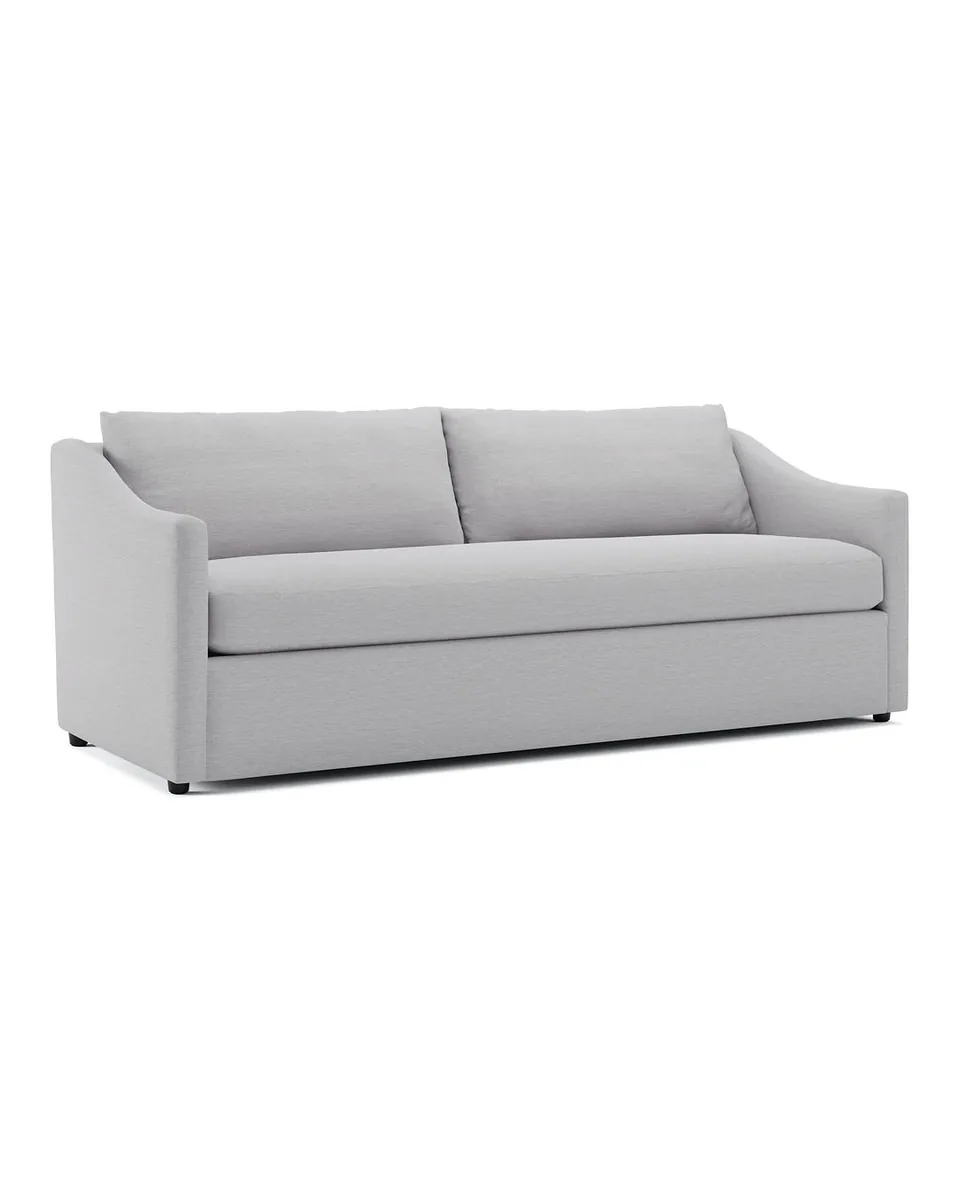 Landry 84.5" Sofa - Silver Ivory