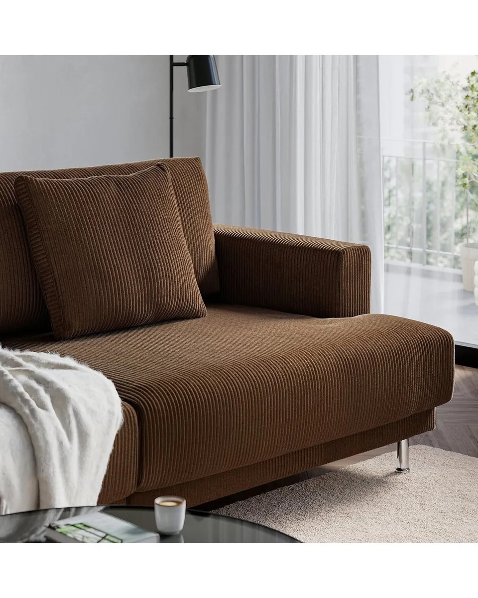 UPPÅKRA sectional, 3-seat, Samsala dark brown, Depth: 42 1/8 "