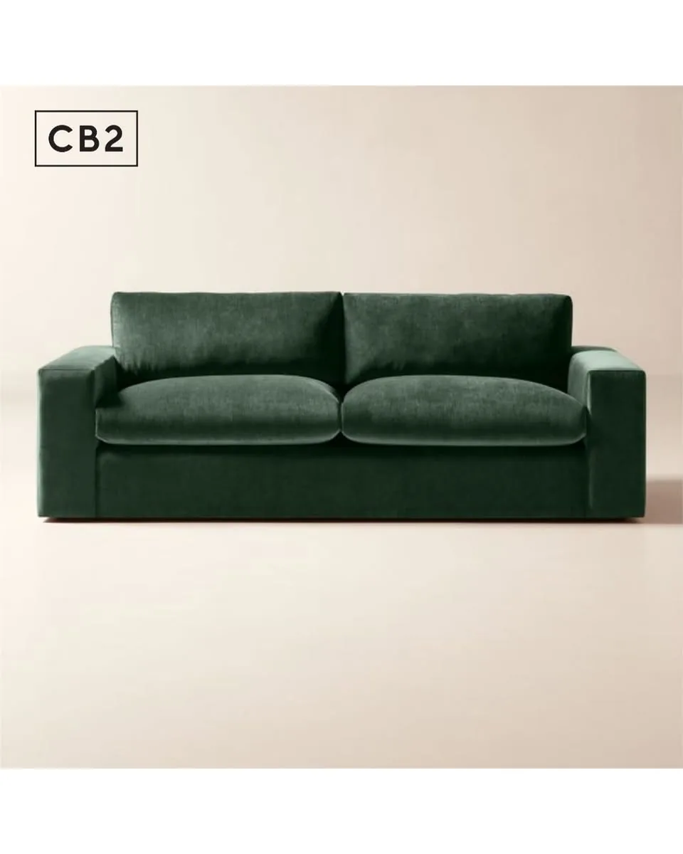 Berkeley 91" Jade Performance Velvet Sleeper Sofa