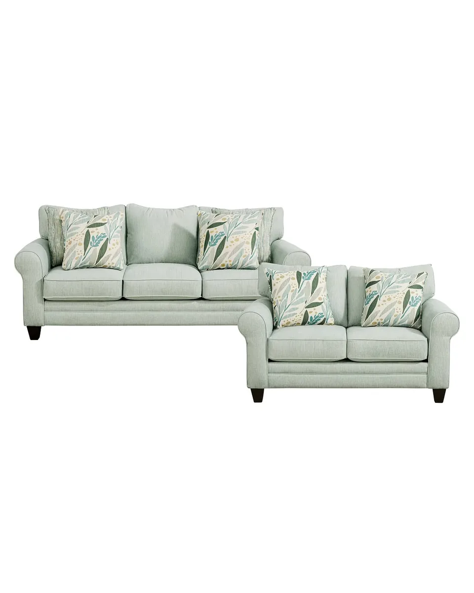 Dawn Seafoam 2 Pc Living Room