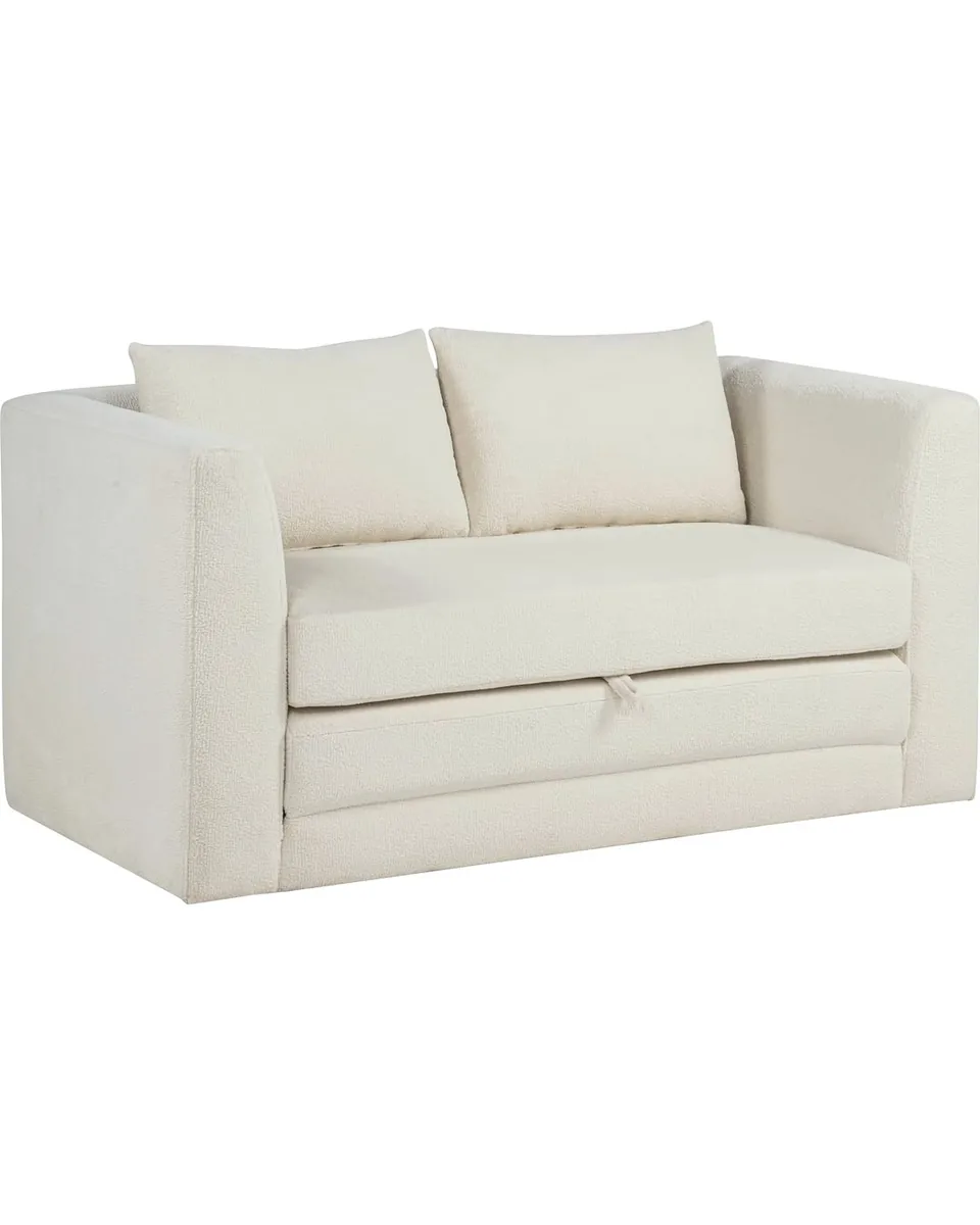 Lotus Cream Sofa Sleeper