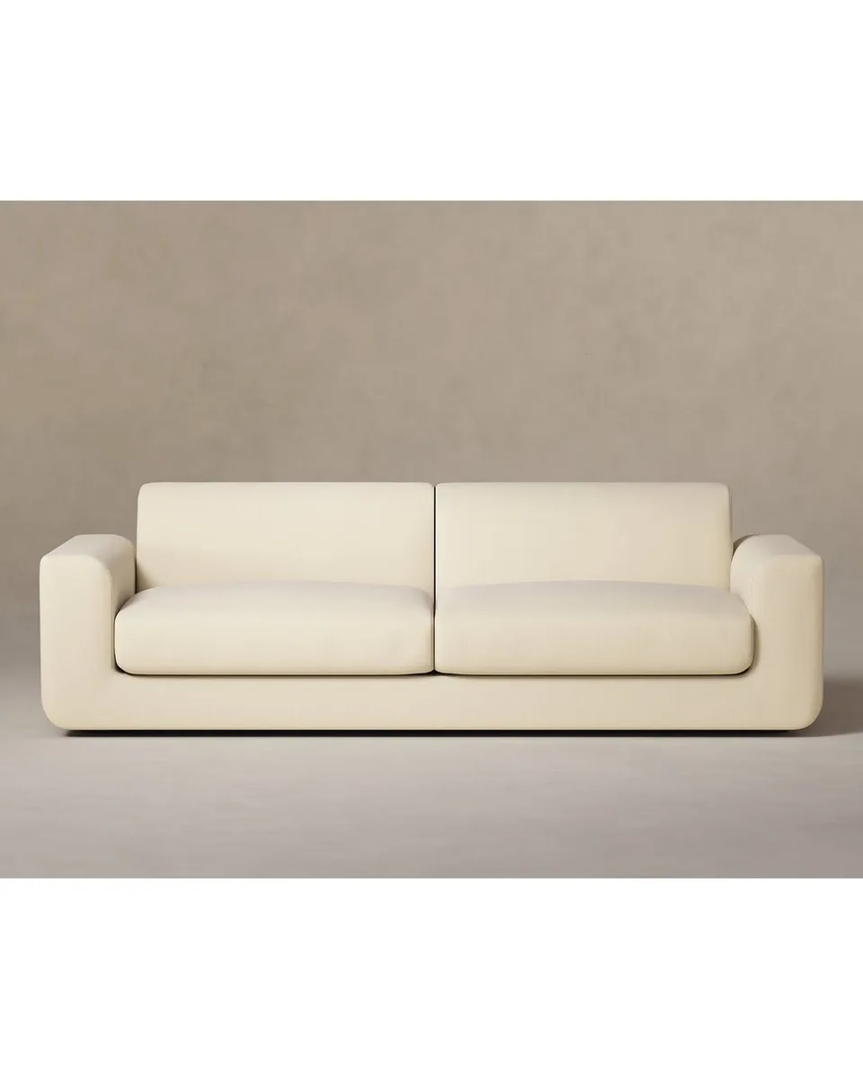The Marcello Sofa - Performance Woven Chenille Desert