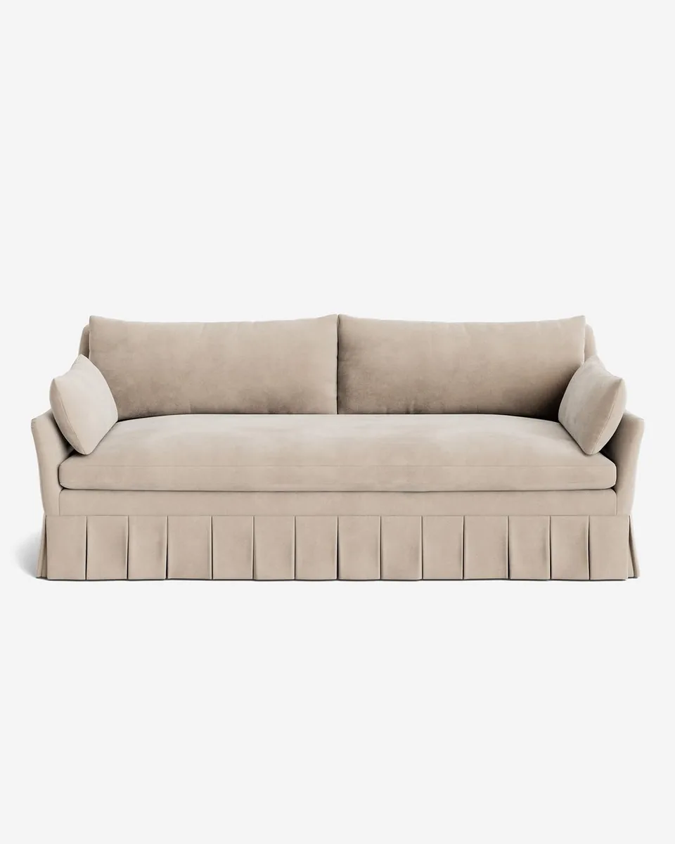 Portola Luxe Depth Pleated Sofa
