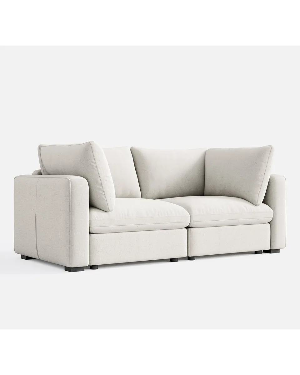 Rubik V Linen 2 Seats Couch