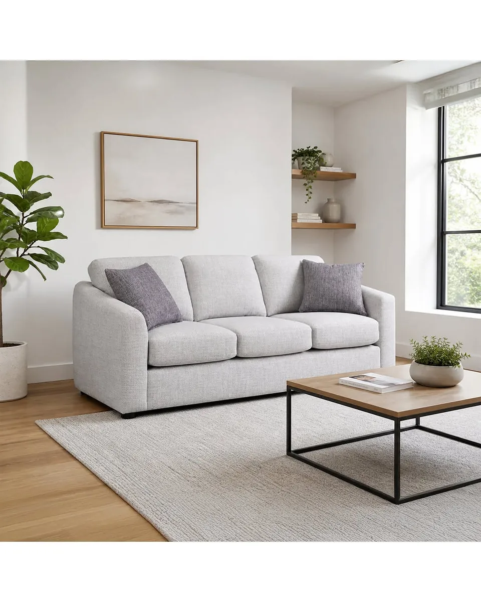 Driftmoor Fabric Sofa with Accent Cushions