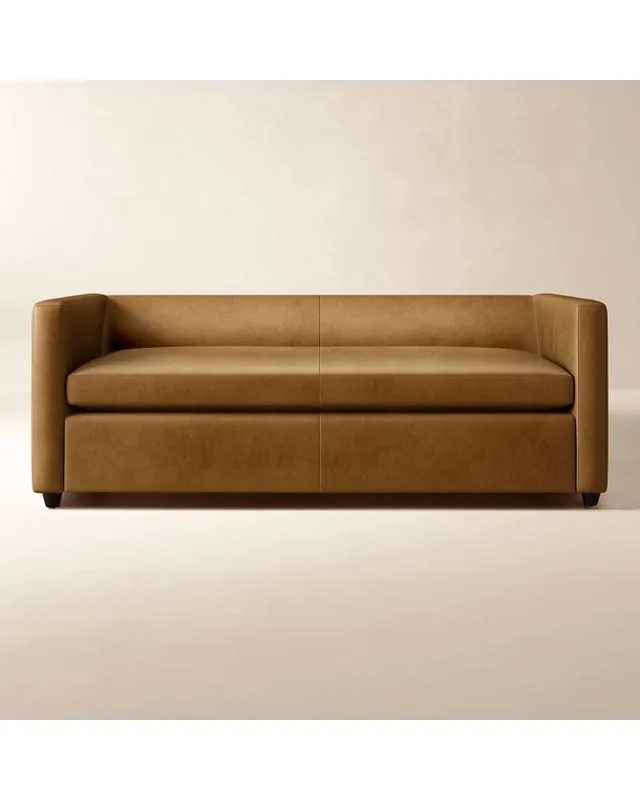 Movie 80" Leather Sleeper Sofa