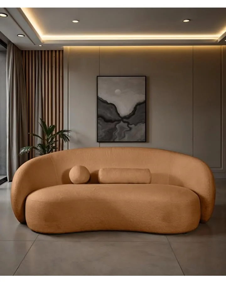 FM61116BR-SF Brevik Sofa - Terracotta Brown