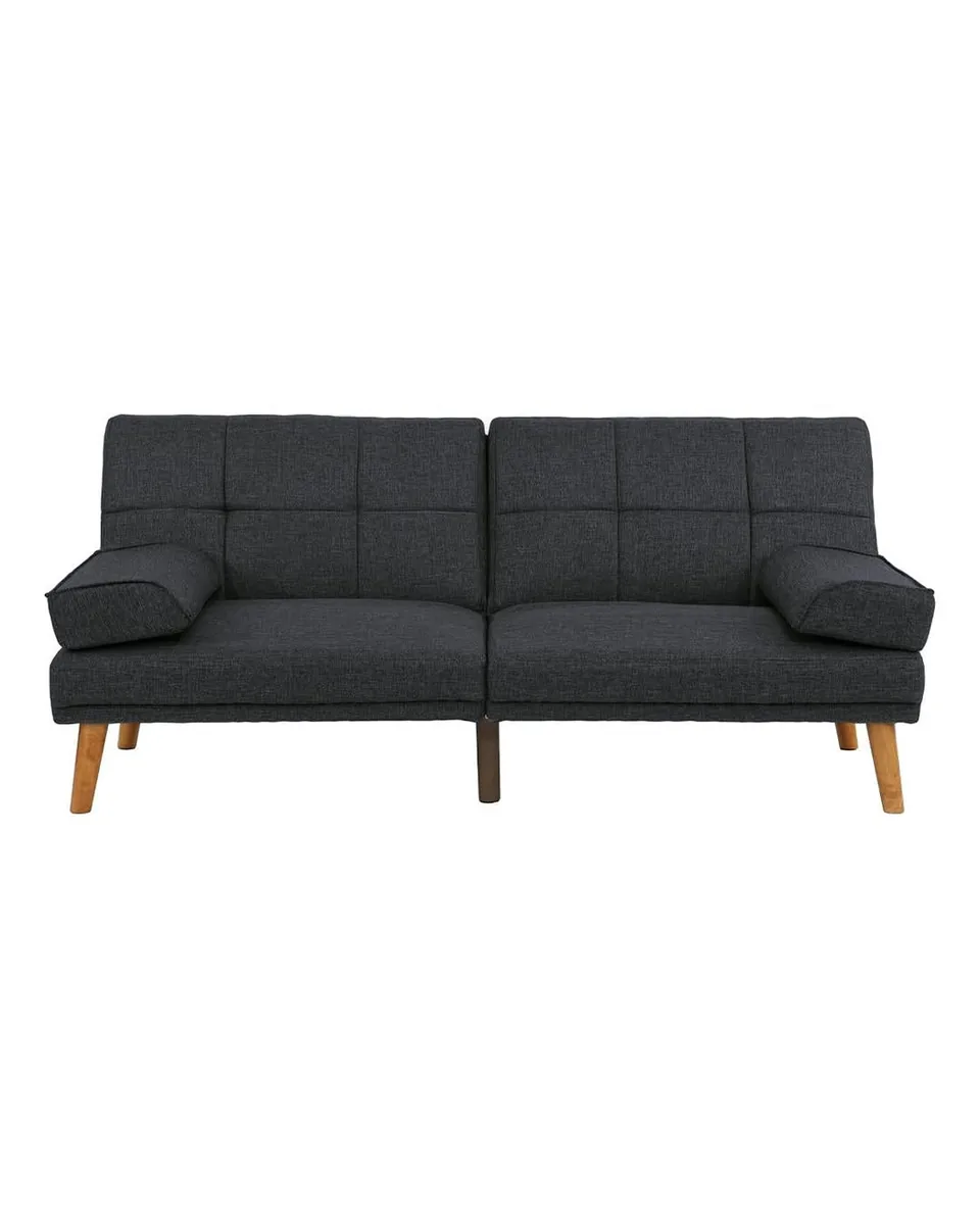 Maddox Fabric Sleeper  - Charcoal