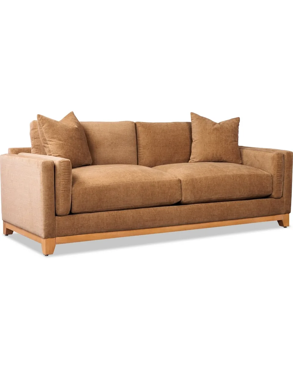 Estlin Fabric Sofa, Created for Macy's - Café Au Lait