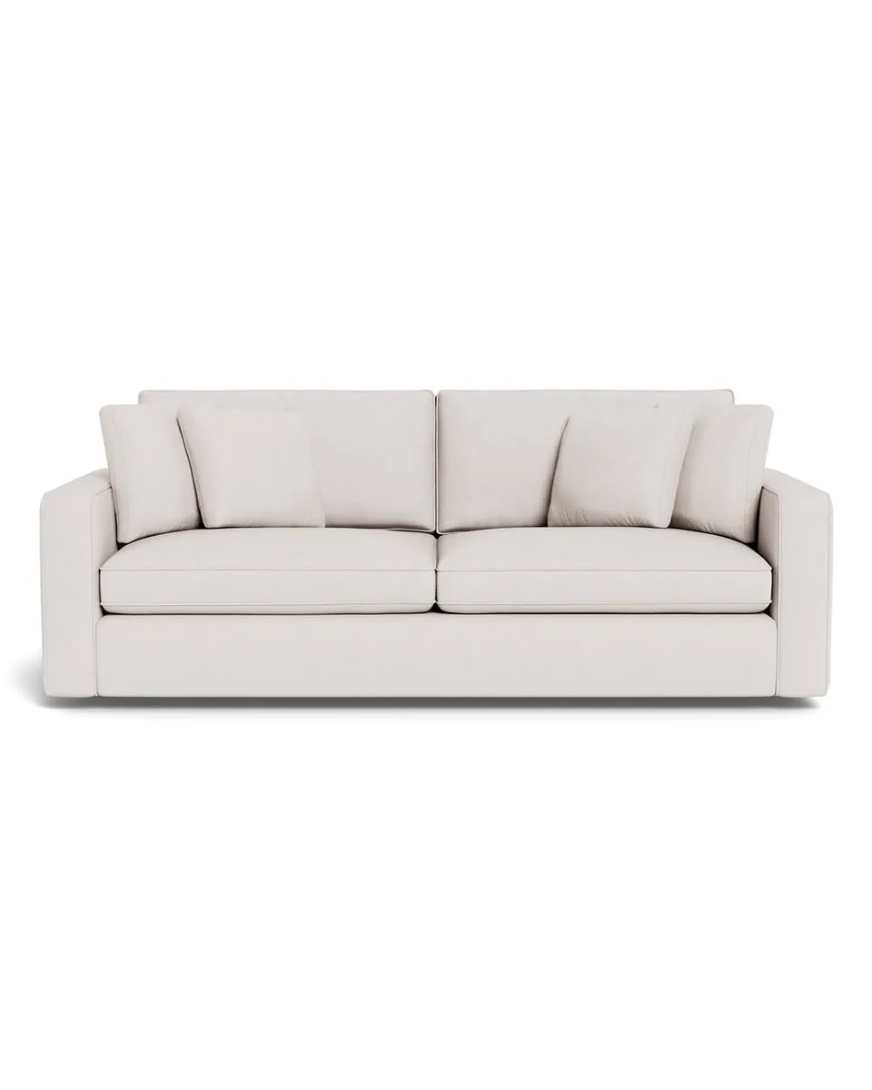 James Custom 2-Seat Sofa in Porcelain Performance Classic Weave, 88" - Customize Color, Size & More