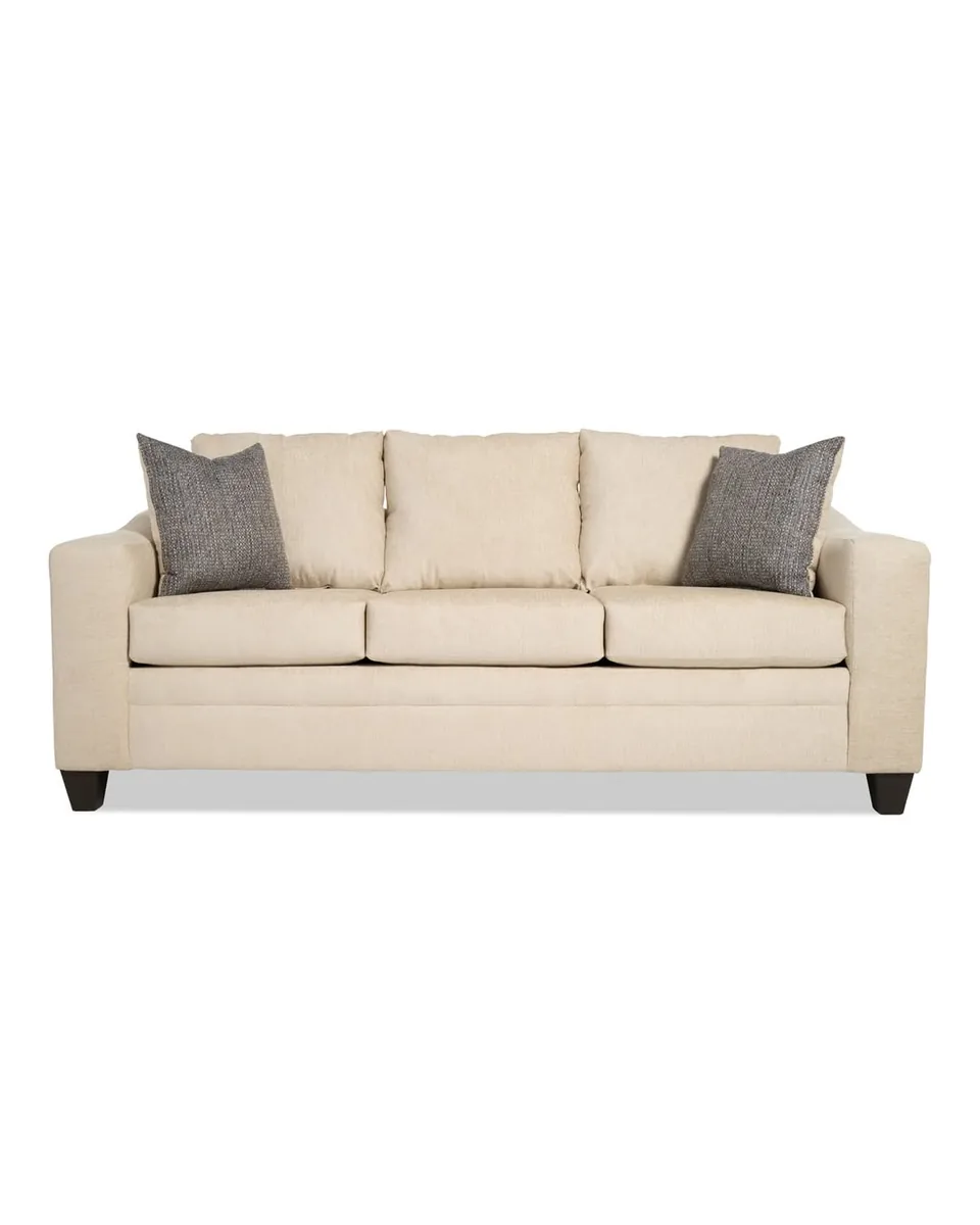 Claudia 84'' Beige Sofa